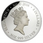 5 Unzen Silber Affen PP 2016 Gilded Nieu