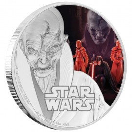 1 Unze oz Silber Last Jedi  Supreme Leader Snoke Star Wars Niue Box PP