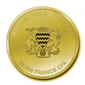 5 Unzen Gold African Safari Lion 2017 PP 20000  Francs CFA