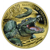 1 Unze Gold Goldmünze Süßwasserkrokodil  Niue