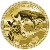 5 Unzen Gold African Safari Lion 2017 PP 20000  Francs CFA