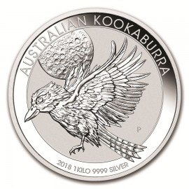 1 Kilo Silber Silbermünze Kookaburra 2018