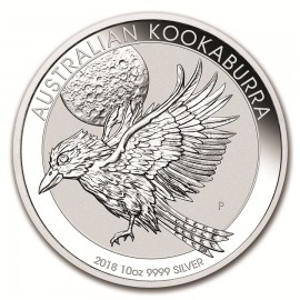 10 oz Silber Silbermünze Kookaburra 2018