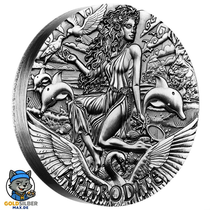 2 Unzen Silber Apfrodite PP Godesses of Olympus