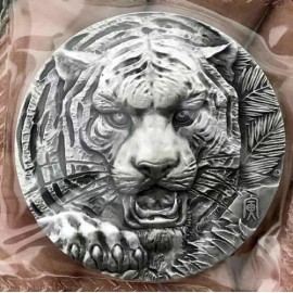 80 Gramm  China Silber Tiger