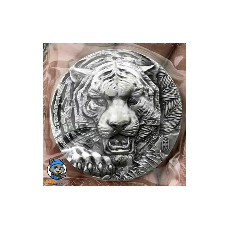 80 Gramm  China Silber Tiger