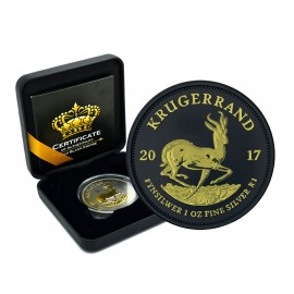 1 Unze Silber Krügerrand 2017    Black Empire