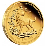 1 oz Gold Lunar II Hund 2018
