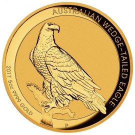 5oz Gold  Wedge Tailed Eagle PP 2018 Perth Mint