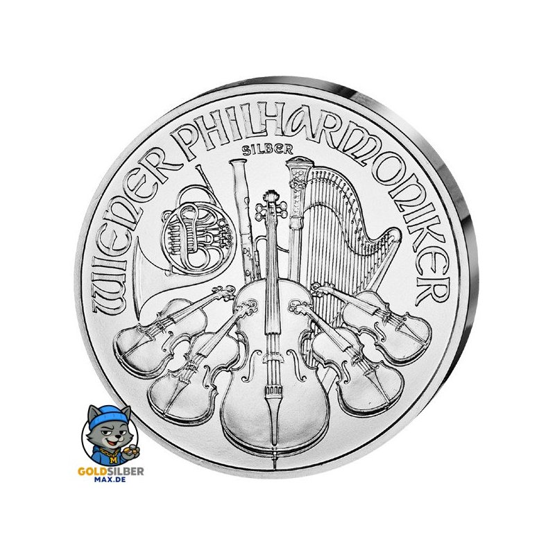 1 Unze Silber Wiener Philharmoniker 2016