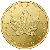 1 Unze Gold Maple Leaf diverse Jahrgänge