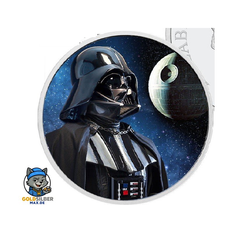 1 Unzen Silber Silbermünze Darth Vader Star Wars Niue