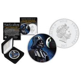 1 Unzen Silber Silbermünze Darth Vader Star Wars Niue
