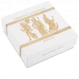 2 Unzen Silber Athena PP Godesses of Olympus