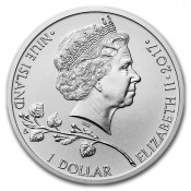 1 Unze Silber 1 $ Dollar Czech Lion - Tschechischer Löwe Niue Island 2017