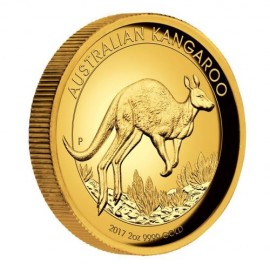 2 Unzen oz Gold 200 AUD Känguru High Relief PP 2017 - 