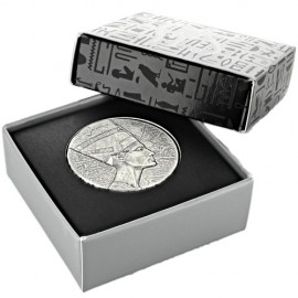 5 Unzen Silber Tschad Nefertiti 2017 3000 Fra