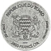 5 Unzen Silber Tschad King Tut 2016 Ägyptische Relikien nefertiti