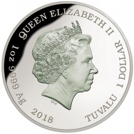 1 Unze Silber Silbermünze Green Golden Bell Frog  Perth Mint Tuvalu