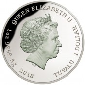 1 Unze Silber Silbermünze Green Golden Bell Frog  Perth Mint Tuvalu