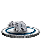 5 Unze Silber Canada Speckstein Eisbär  Polar Bear 2017