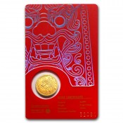 1/10 oz Unze  Gold Südkorea South Korea Chiwoo Cheonwang 2017 Blister Schwarz