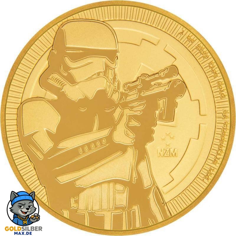 1 Unze oz Gold Stormtrooper Niue 2018