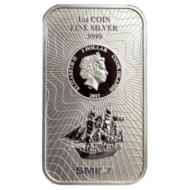 1 Unze Silber Cook Islands Münzbarren Neues Design