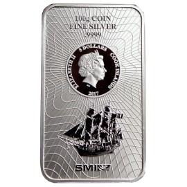100 g Silber Cook Islands Münzbarren Neues Design