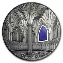 2 Unzen Silber Tiffany WELLS CATHEDRAL  Art