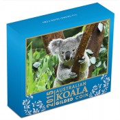 1 unze Silber Koala 2015  Box Gilded