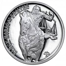1 Unze Silber  Provident FOUR HORSEMEN OF THE APOCALYPSE "Black Horse of Famine  2017"