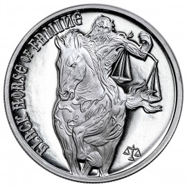1 Unze Silber Round Provident red Horse of Conquest 1 oz Silver Round | Four Horsemen of the Apocalypse