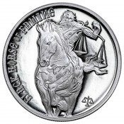 1 Unze Silber Round Provident red Horse of Conquest 1 oz Silver Round | Four Horsemen of the Apocalypse