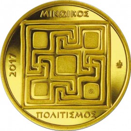 1 g Gold  Griechenland 50 Euro 2017 PP Minoische Zivilisation 999,9er 