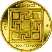 1 g Gold  Griechenland 50 Euro 2017 PP Minoische Zivilisation 999,9er 
