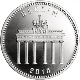 1 Unze Silber Medaille Pandas für Berlin 2018