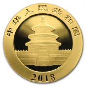 1 gramm g  Unze China Pana Goldmünze 2018