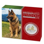 1 Oz Rooster Hahn Silbermünze 2016 Golded mit Box