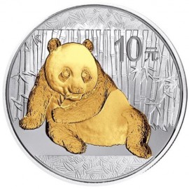 1 Unze Silber China Panda 2015 Gildes