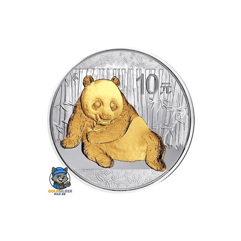 1 Unze Silber China Panda 2015 Gildes