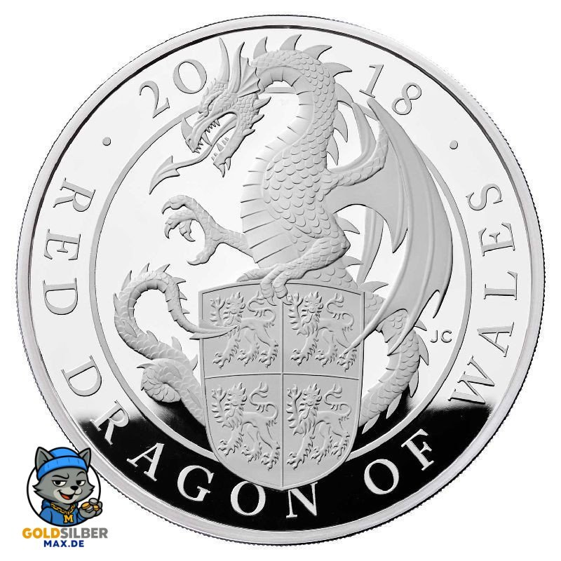 1 Unzen Queens Beasts Lion Löwe 2017 PP Proof