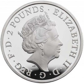 1 Unzen Queens Beasts Lion Löwe 2017 PP Proof