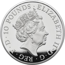 1 Unzen Queens Beasts Lion Löwe 2017 PP Proof