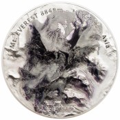 5 Unzen  oz Silber $25  Mont Everest Proof 2017 Cook Islands 