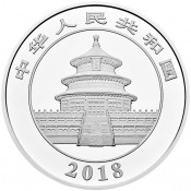 China Panda 2017 1 kilo kg  Silber Silbermünze PP