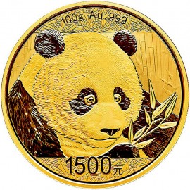 100 Gramm China Panda Goldmünze 2018 BOX