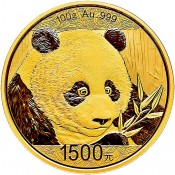 100 Gramm China Panda Goldmünze 2018 BOX