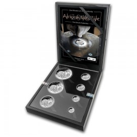 18,85 oz  First Struck Set  Silber Somalia Elefant 2018