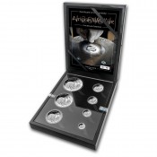 18,85 oz  First Struck Set  Silber Somalia Elefant 2018